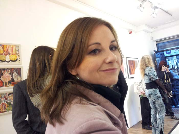 Otvaranje izložbe u Londonu "The Brick Lane Gallery", april 2012.